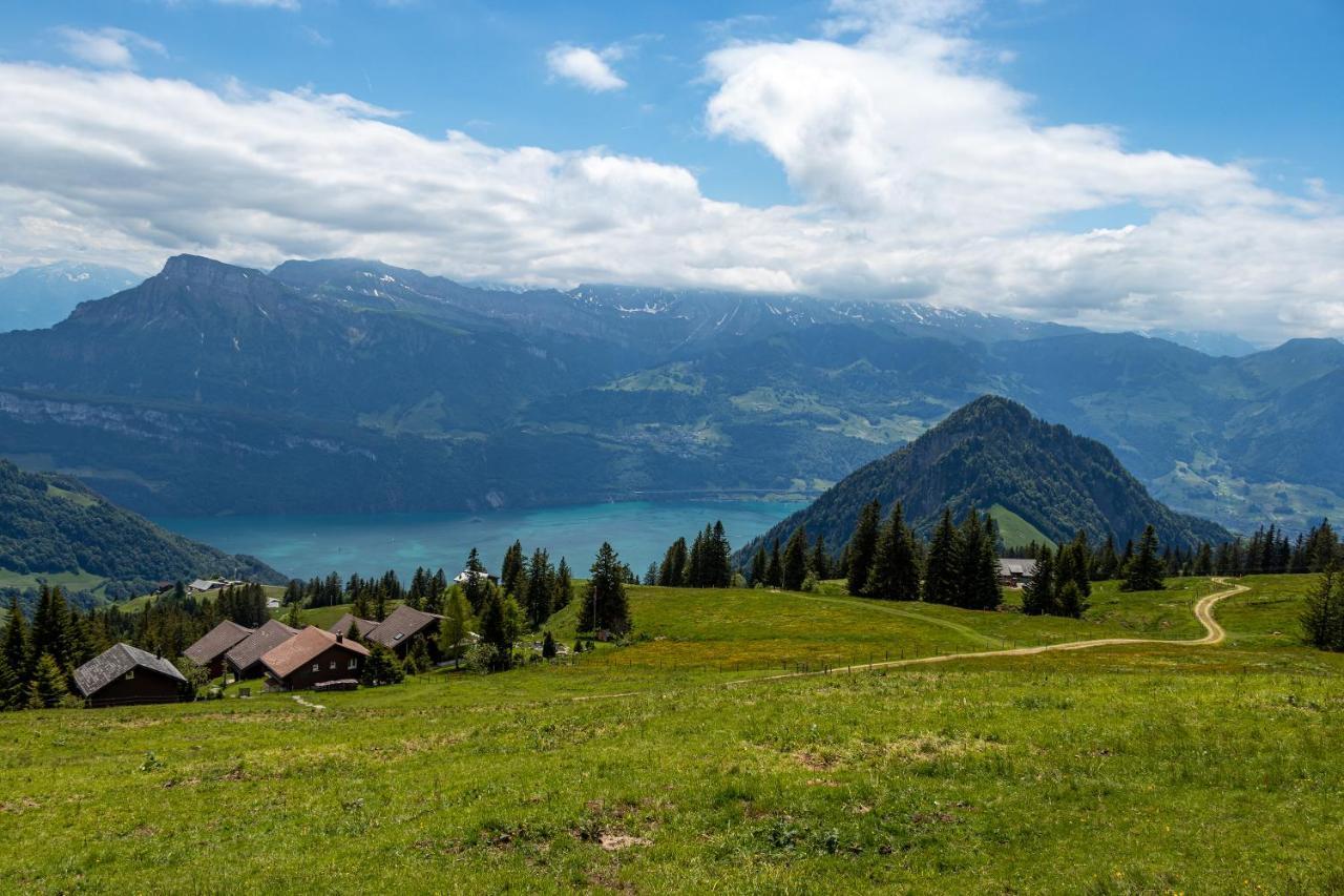 Rigi-Burggeist Alpine Guesthouse Gersau Dış mekan fotoğraf